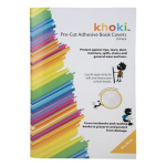 Khoki Pre-Cut Adhesive Book Covers - 10 Piece